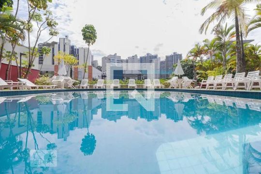 Área comum - Piscina de apartamento para alugar com 1 quarto, 45m² em Vila Andrade, São Paulo