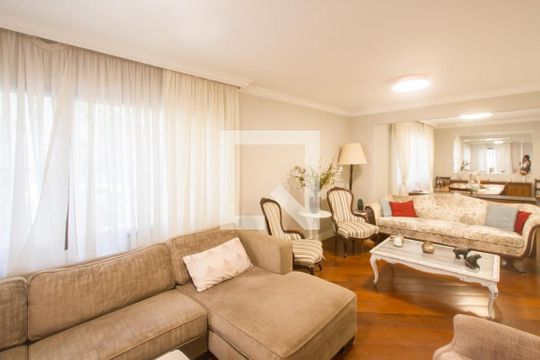 Sala de Estar de apartamento à venda com 4 quartos, 175m² em Campo Belo, São Paulo