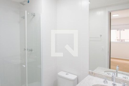 Banheiro Suíte de apartamento para alugar com 2 quartos, 62m² em Chácara Santo Antônio (zona Sul), São Paulo