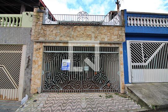 Fachada de casa à venda com 3 quartos, 175m² em Jardim Vera Cruz, São Bernardo do Campo