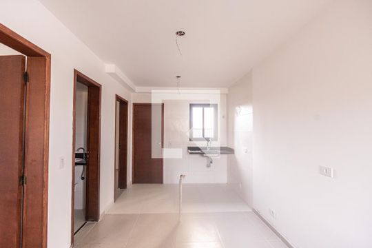 Sala e Cozinha de apartamento à venda com 2 quartos, 38m² em Vila Antonina, São Paulo