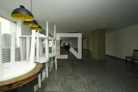 Área comum - Salão de festas de apartamento para alugar com 2 quartos, 78m² em Botafogo, Rio de Janeiro