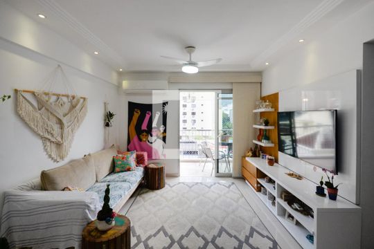 Sala de apartamento à venda com 2 quartos, 110m² em Tijuca, Rio de Janeiro