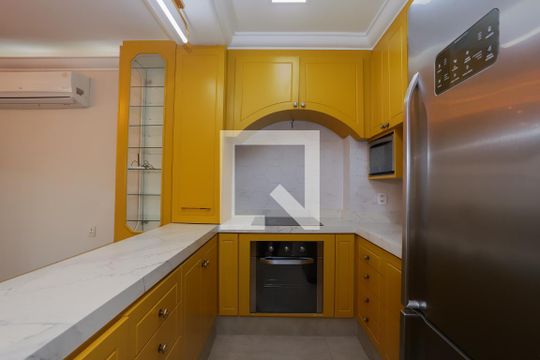 Cozinha de kitnet/studio à venda com 1 quarto, 51m² em Barra Funda, São Paulo