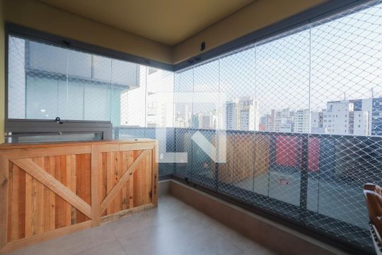 Varanda de kitnet/studio à venda com 1 quarto, 51m² em Barra Funda, São Paulo
