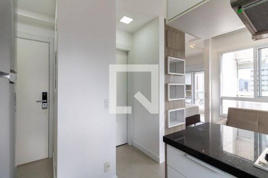 Cozinha  de apartamento para alugar com 1 quarto, 40m² em Vila Mariana, São Paulo