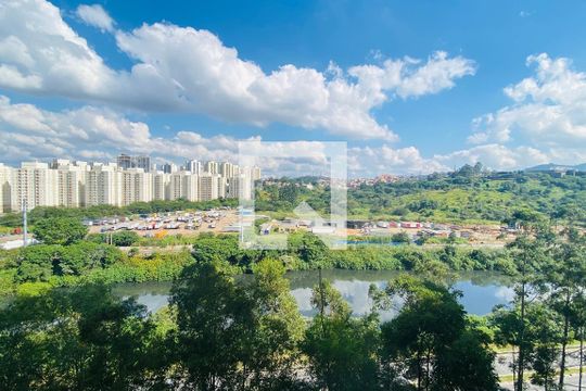Vista Sala de apartamento à venda com 3 quartos, 110m² em Alphaville Empresarial, Barueri