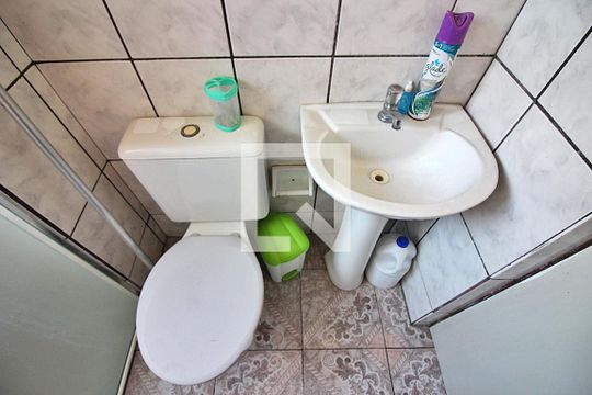 Banheiro Social de apartamento à venda com 2 quartos, 52m² em Alves Dias, São Bernardo do Campo