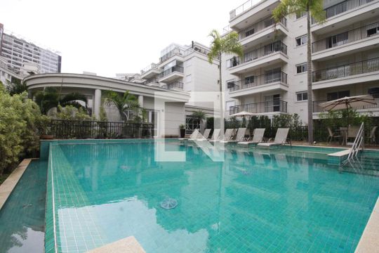 Área comum - Piscina de apartamento à venda com 1 quarto, 60m² em Jardim Leonor, São Paulo
