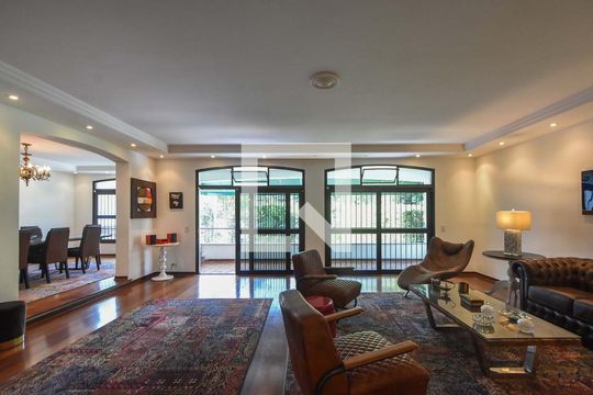 Sala de Estar  de casa à venda com 5 quartos, 848m² em Santo Amaro, São Paulo