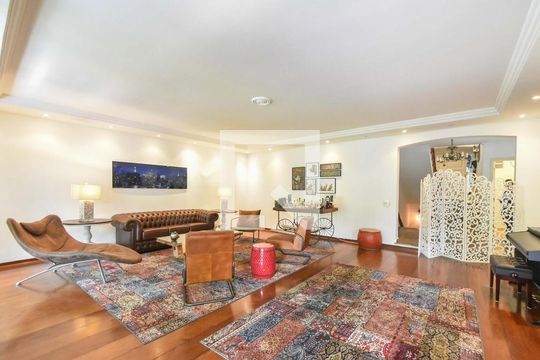 Sala de Estar  de casa à venda com 5 quartos, 848m² em Santo Amaro, São Paulo
