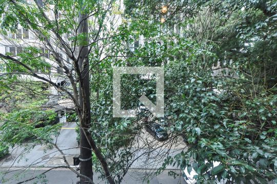 Vista da Sala de apartamento à venda com 1 quarto, 50m² em Cerqueira César, São Paulo