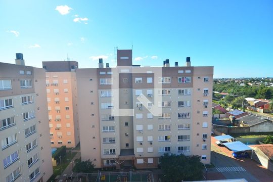Vista Sala de apartamento à venda com 2 quartos, 52m² em Fátima, Canoas