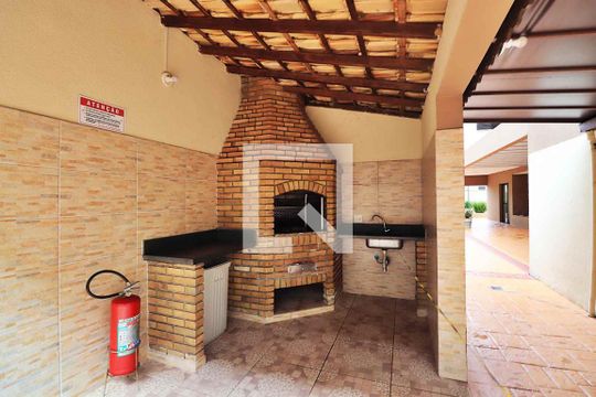 Área comum - Churrasqueira de apartamento para alugar com 3 quartos, 80m² em Vila Apiai, Santo André