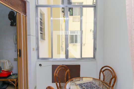 Varanda da Sala de apartamento para alugar com 1 quarto, 50m² em Catete, Rio de Janeiro