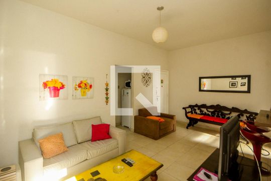 Sala de apartamento para alugar com 1 quarto, 50m² em Copacabana, Rio de Janeiro