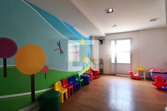Área comum - Brinquedoteca de apartamento para alugar com 2 quartos, 72m² em Vila Príncipe de Gales, Santo André