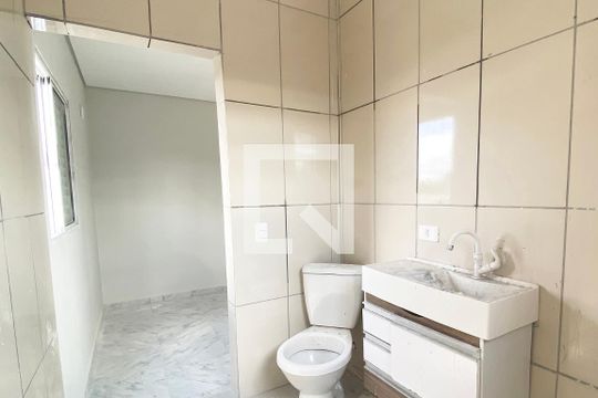 Banheiro da Suíte de kitnet/studio para alugar com 1 quarto, 45m² em Jardim Belval, Barueri