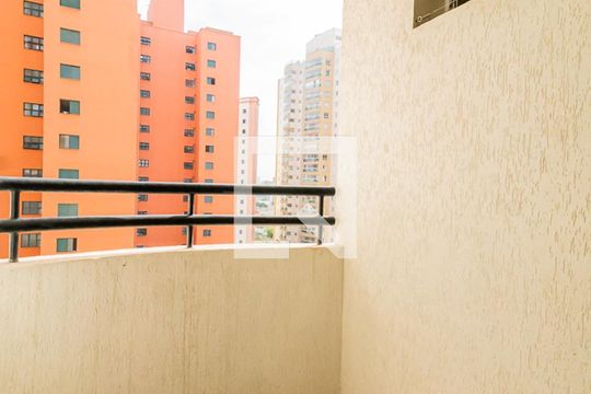 Varanda da Sala de apartamento à venda com 1 quarto, 44m² em Centro, Santo André