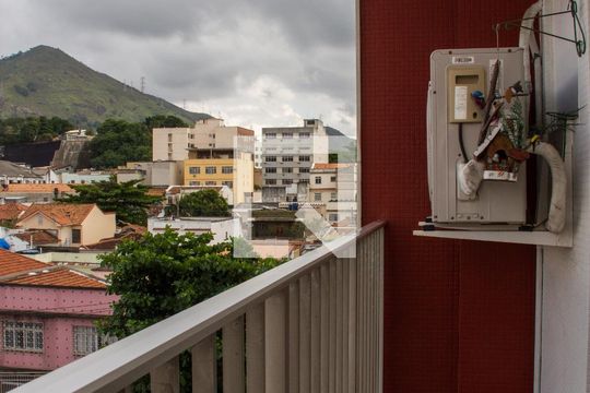 Sala - Varanda de apartamento à venda com 3 quartos, 107m² em Méier, Rio de Janeiro