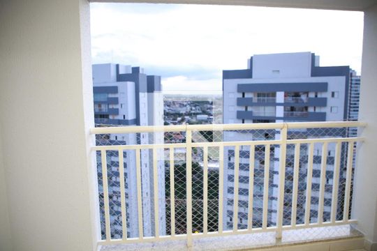 Varanda de apartamento para alugar com 2 quartos, 60m² em Jardim Atlântico, Goiânia