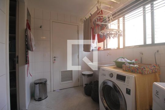 Área de Serviço de apartamento à venda com 3 quartos, 160m² em Vila Andrade, São Paulo