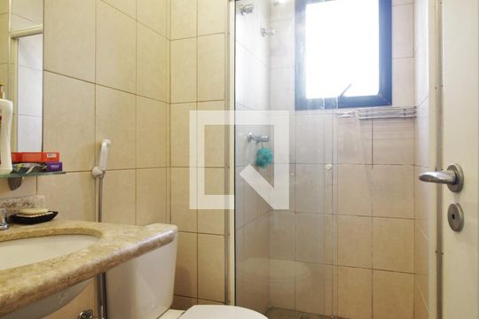Banheiro da suíte 2 de apartamento à venda com 3 quartos, 160m² em Vila Andrade, São Paulo