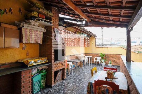 Varanda e área de serviço de casa à venda com 3 quartos, 230m² em Prosperidade, São Caetano do Sul