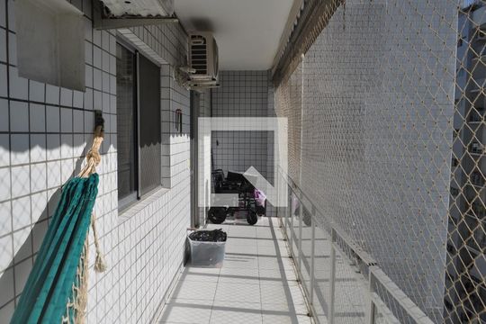 Varanda da Sala de apartamento à venda com 2 quartos, 78m² em Barra da Tijuca, Rio de Janeiro