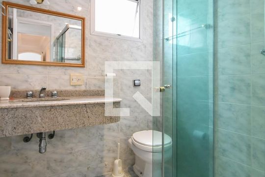 Banheiro Suíte 01 de apartamento à venda com 2 quartos, 80m² em Brooklin Paulista, São Paulo