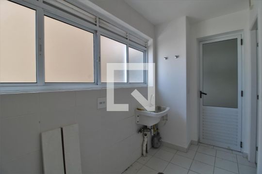 Área de serviço de apartamento à venda com 3 quartos, 121m² em Jardim Caravelas, São Paulo