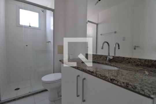 Banheiro comum de apartamento à venda com 3 quartos, 121m² em Jardim Caravelas, São Paulo