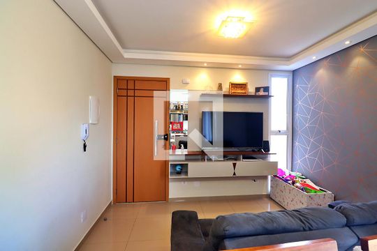 Sala de apartamento à venda com 2 quartos, 56m² em Parque das Nações, Santo André