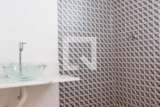 Banheiro da Suite de apartamento à venda com 3 quartos, 101m² em Vila Francisco Matarazzo, Santo André