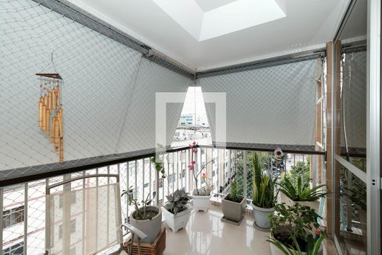 Varanda Sala de apartamento à venda com 3 quartos, 121m² em Tijuca, Rio de Janeiro