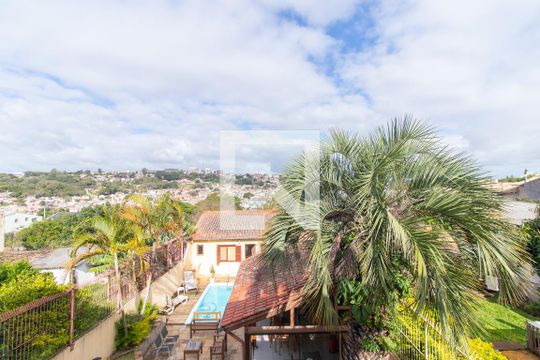 Vista da Suíte 1 de casa à venda com 4 quartos, 279m² em Santa Tereza, Porto Alegre