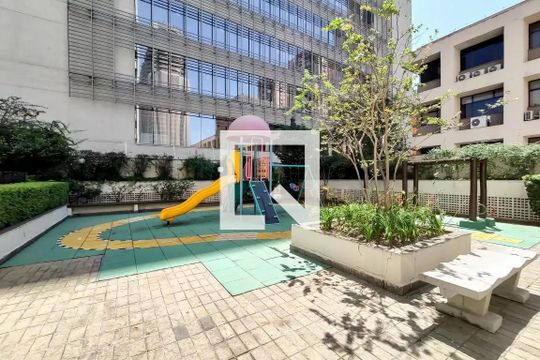 Área comum de apartamento para alugar com 3 quartos, 86m² em Jardim das Acacias, São Paulo
