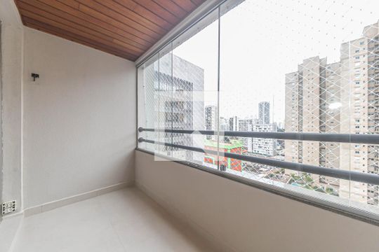 Varanda da Sala de apartamento para alugar com 3 quartos, 86m² em Jardim das Acacias, São Paulo