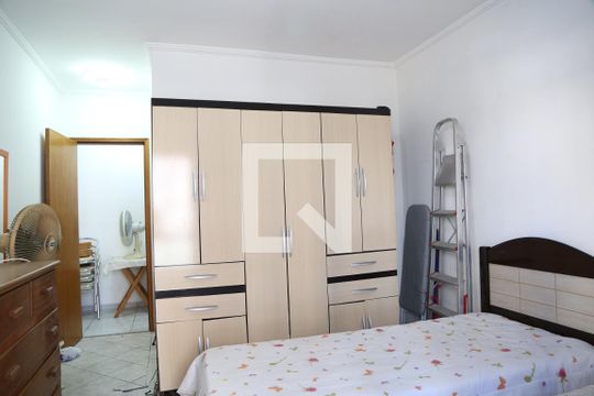 Quarto  - Suíte de apartamento para alugar com 1 quarto, 65m² em Guilhermina, Praia Grande