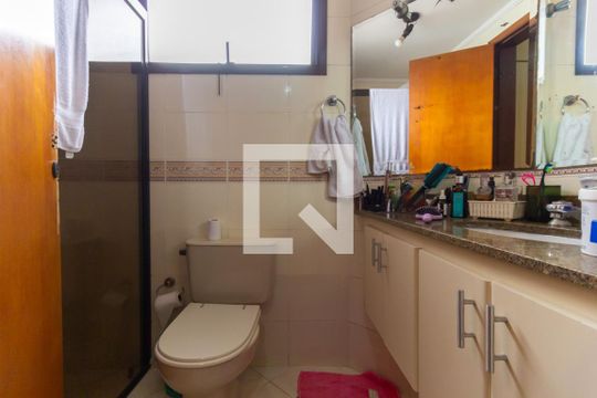 Banheiro da Suíte 1 de apartamento à venda com 3 quartos, 117m² em Ipiranga, São Paulo