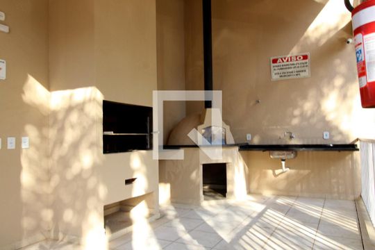 Área comum - Churrasqueira de apartamento para alugar com 1 quarto, 43m² em Jardim Vera Cruz, Sorocaba