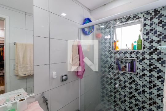 Banheiro da Suíte de apartamento à venda com 3 quartos, 120m² em Santana, São Paulo