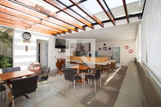 Área comum - Churrasqueira de apartamento para alugar com 2 quartos, 56m² em Chácara Seis de Outubro, São Paulo