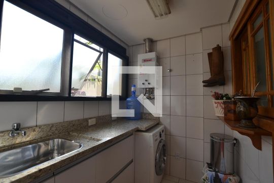 Área de Serviço de apartamento à venda com 3 quartos, 238m² em Menino Deus, Porto Alegre
