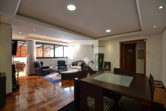 Sala de apartamento à venda com 3 quartos, 238m² em Menino Deus, Porto Alegre