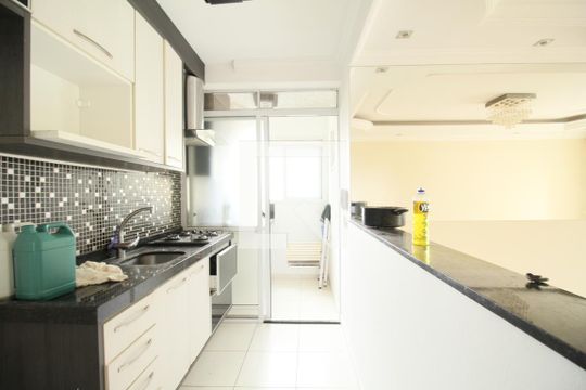 Cozinha - de apartamento à venda com 3 quartos, 68m² em Parque Reboucas, São Paulo