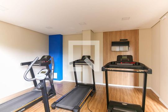 Área comum - Academia de apartamento para alugar com 1 quarto, 28m² em Paraíso do Morumbi, São Paulo