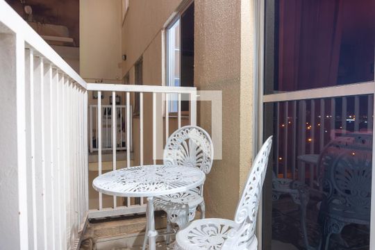 Varanda da Sala de apartamento para alugar com 2 quartos, 47m² em Samambaia Sul (samambaia), Brasília