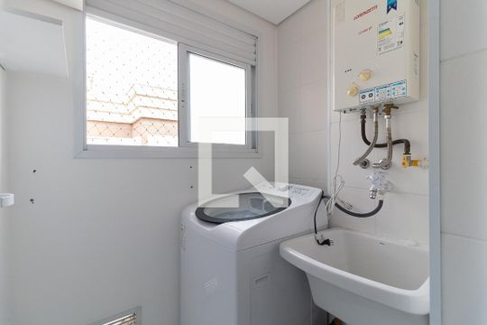Lavanderia de apartamento à venda com 2 quartos, 56m² em Vila Caraguatá, São Paulo