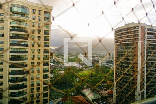 Vista da Varanda da Sala de apartamento à venda com 3 quartos, 125m² em Barra da Tijuca, Rio de Janeiro